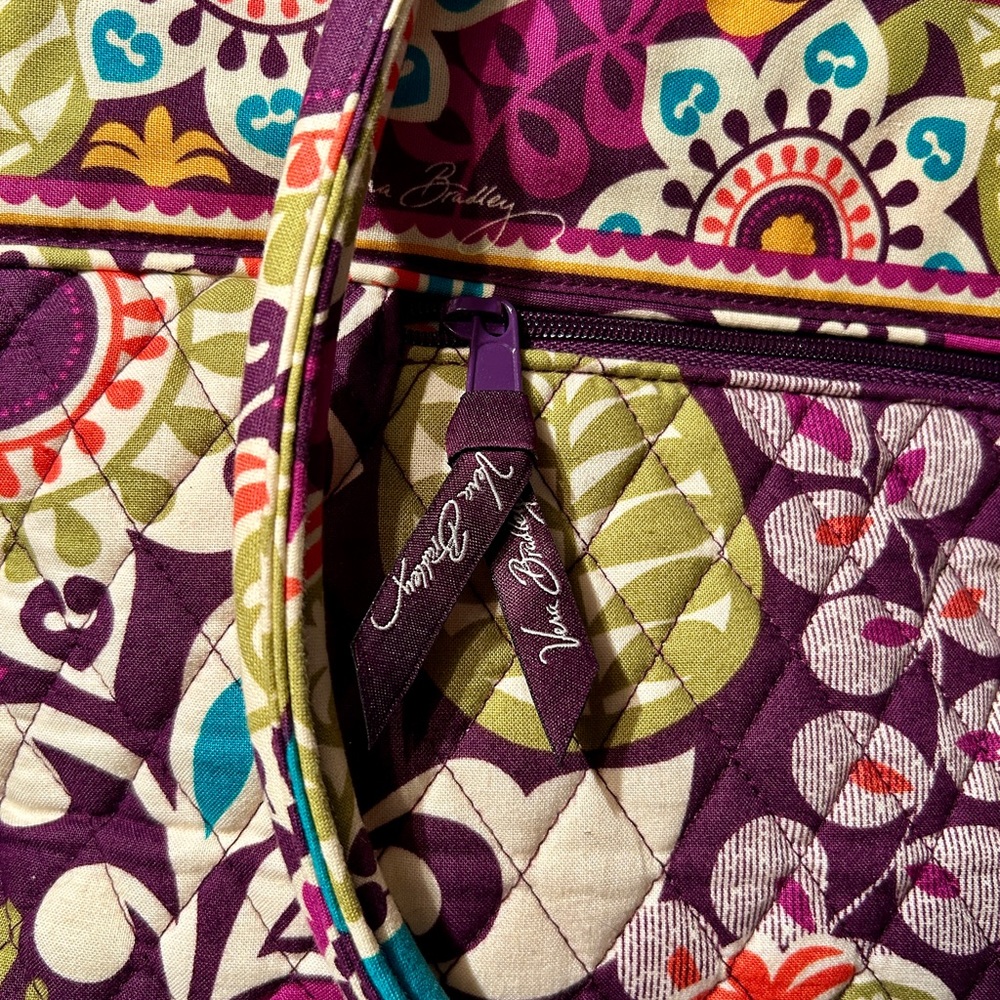 Vera Bradley Plum Crazy Hand Bag
